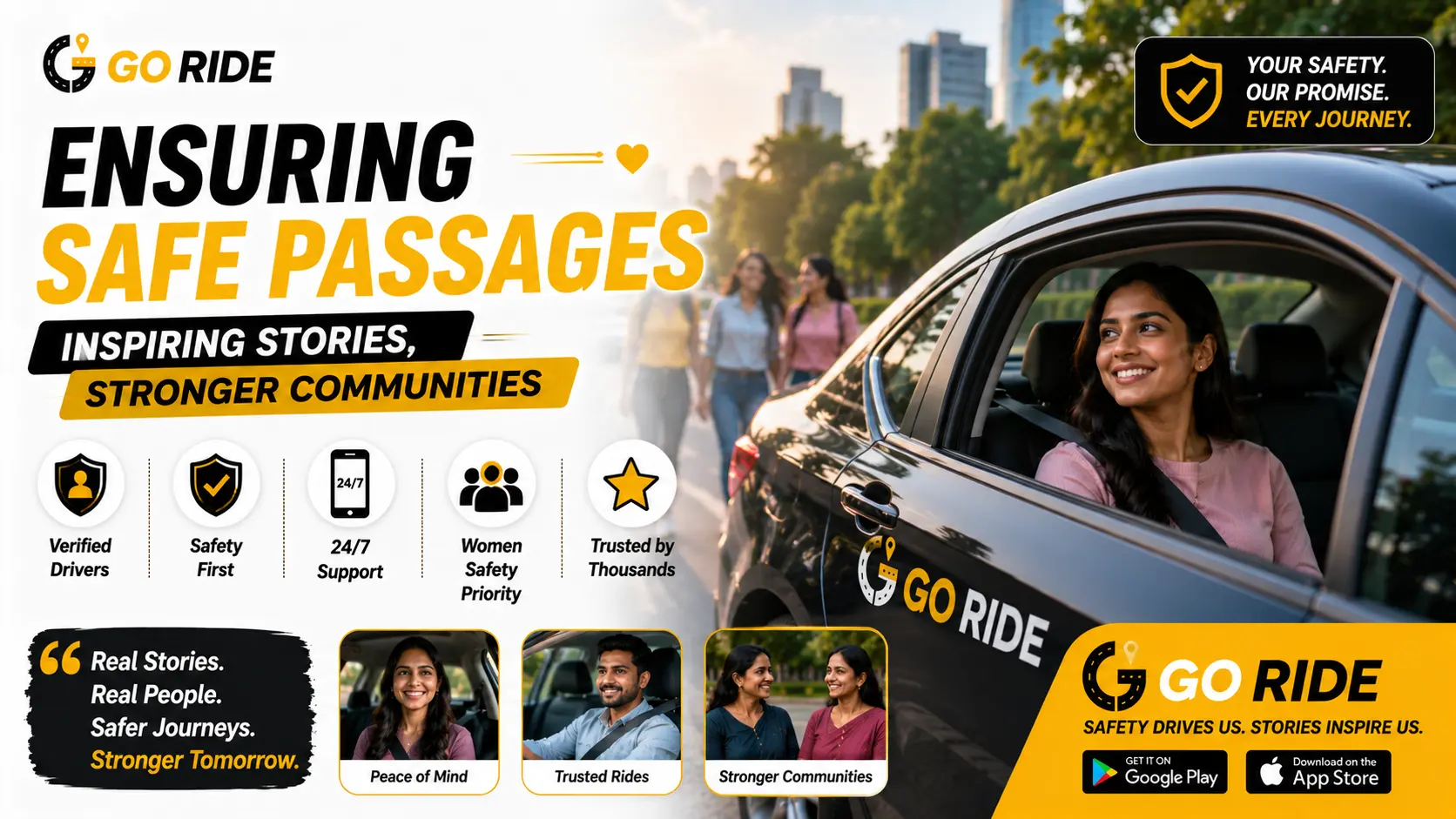 Ensuring Safe Passages: Inspiring Stories of Inclusion and Women's Safety with GoRide's Trusted Driver Community