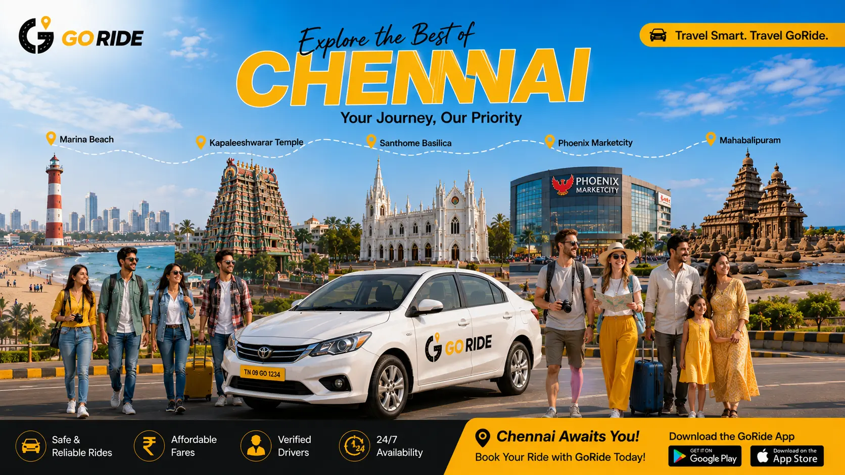 Why Every Tourist Should Use GoRide While Exploring Chennai
