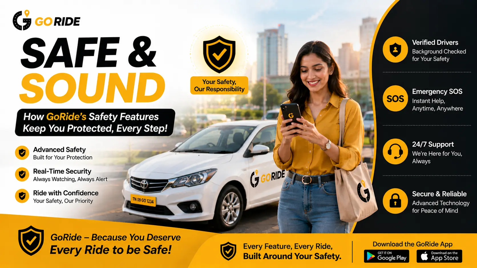 Safe and Sound: How GoRide's Verified Driver Network Sets a New Standard for Women's Commuting Safety