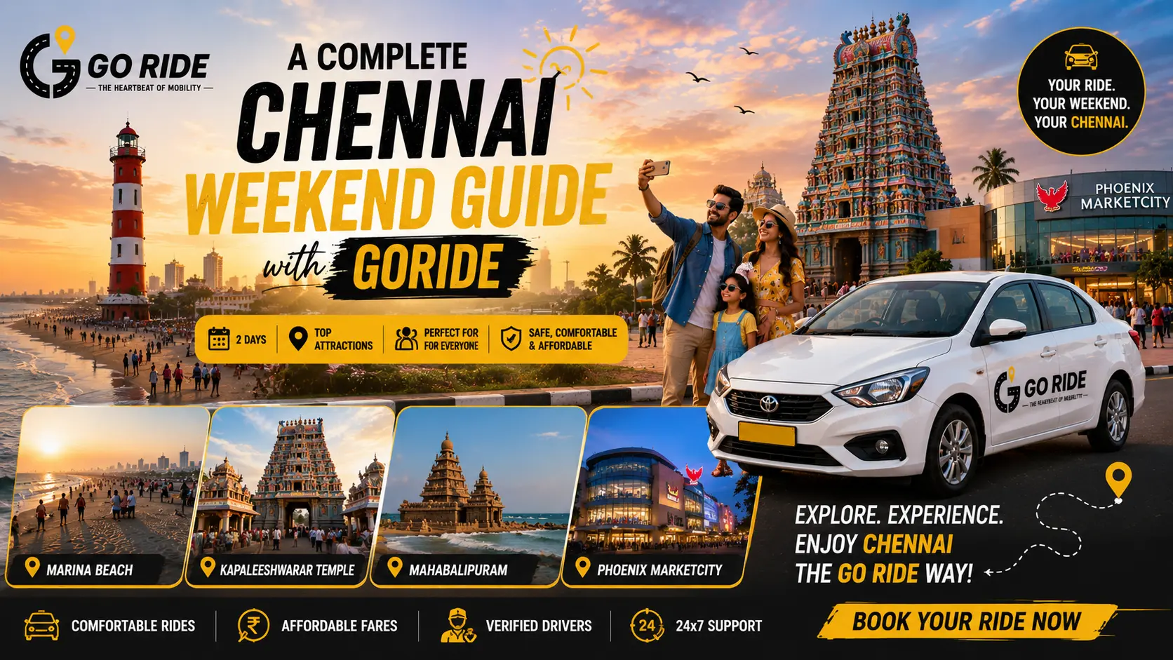 A Complete Chennai Weekend Travel Guide with GoRide