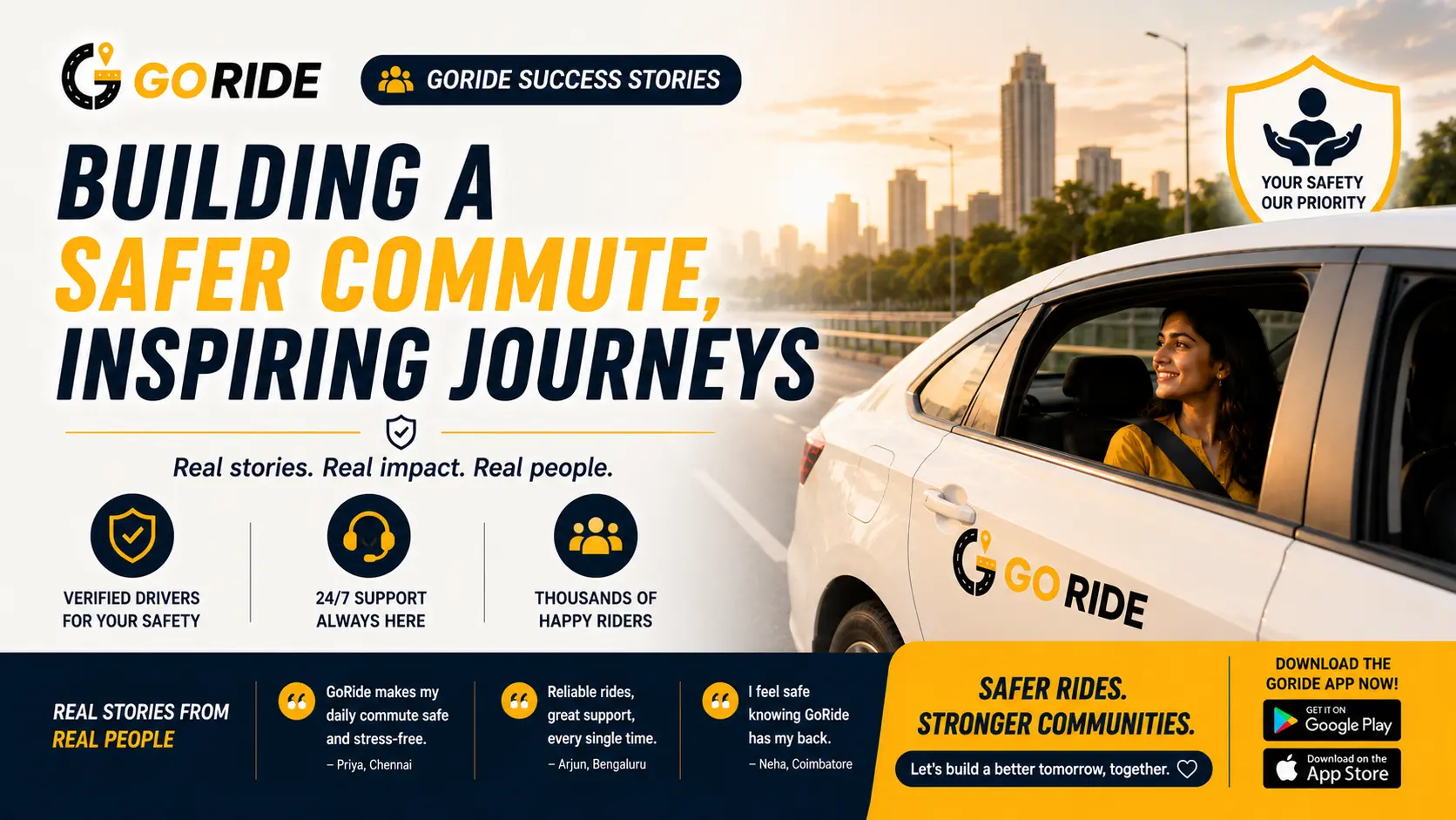Building a Safer Commute: Inspiring Stories from GoRide Users Benefitting from Smart City Mobility Tech