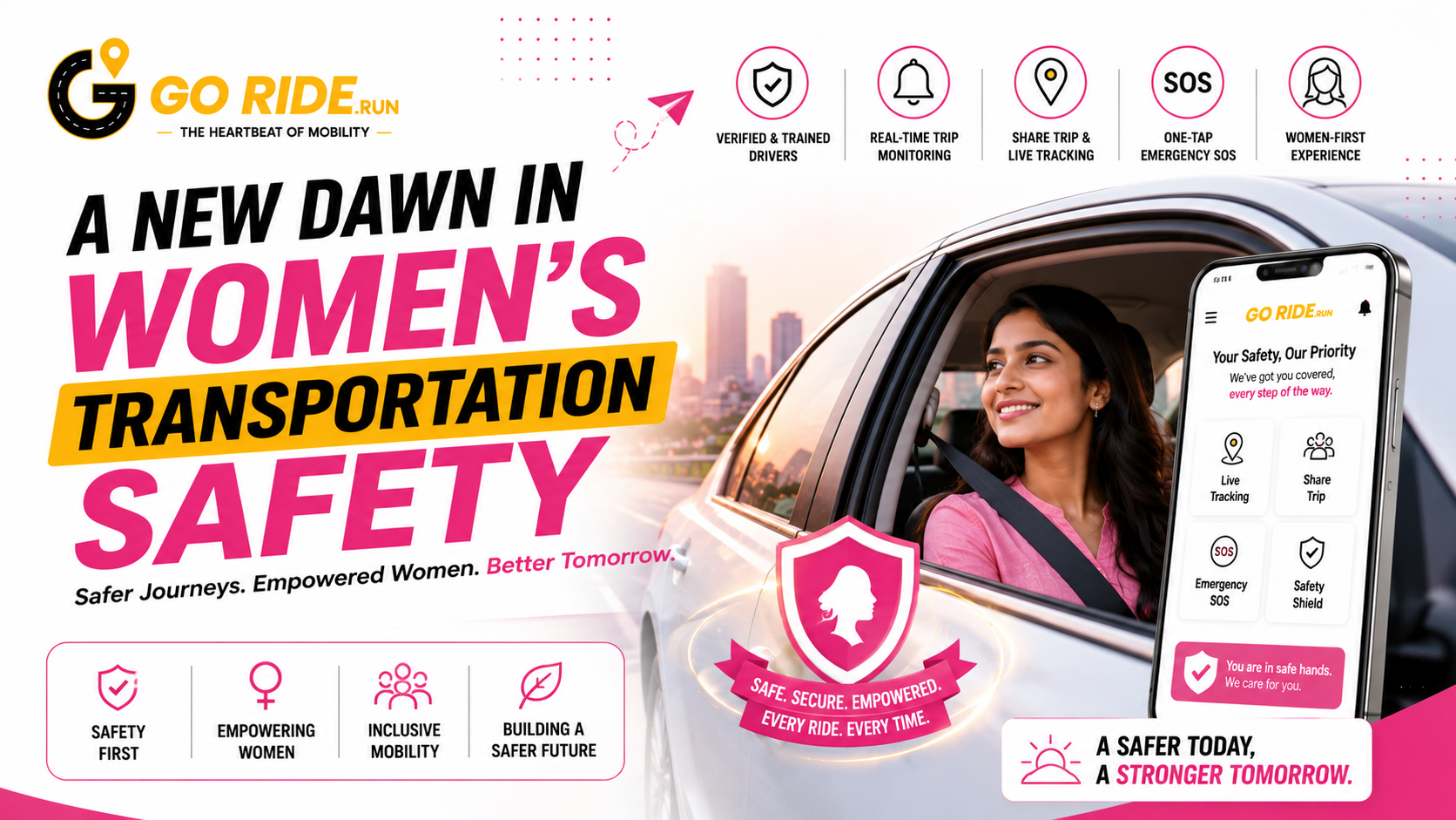 Empowering Women's Transit: How GoRide's Verified Driver Network Ensures Safer Commutes for Women