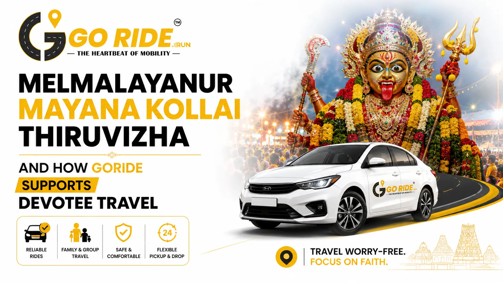 Melmalayanur Mayana Kollai Thiruvizha and How GoRide Supports Devotee Travel