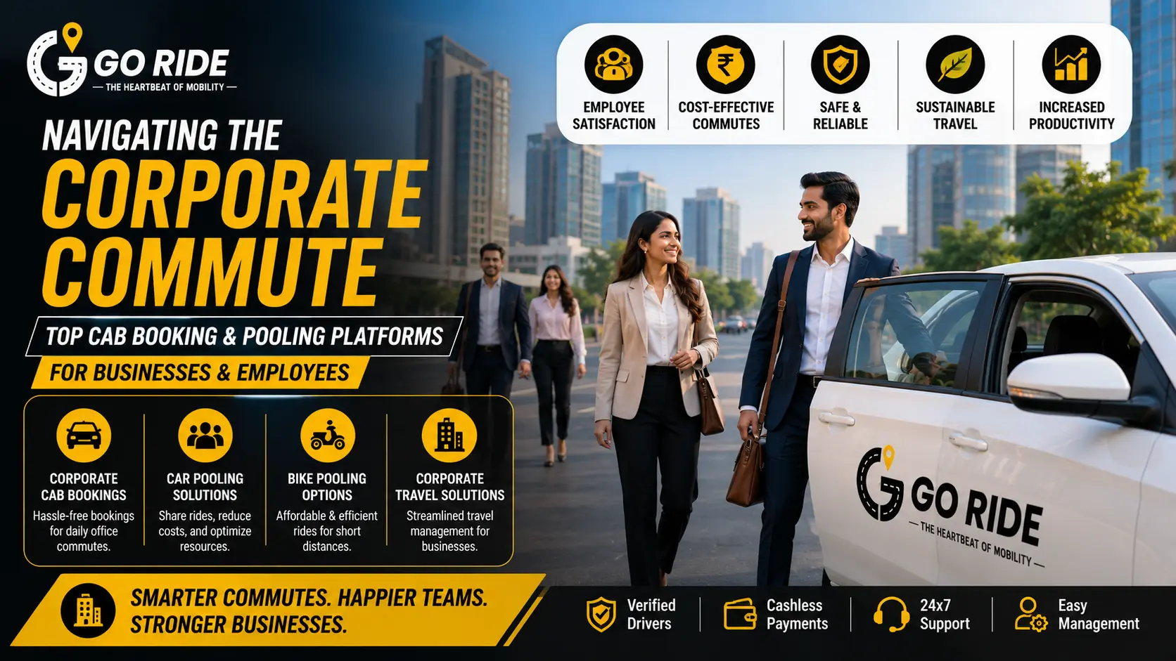Navigating the Corporate Commute: Top Daily Cab Booking and Ride-Sharing Platforms for Hassle-Free Office Travel
