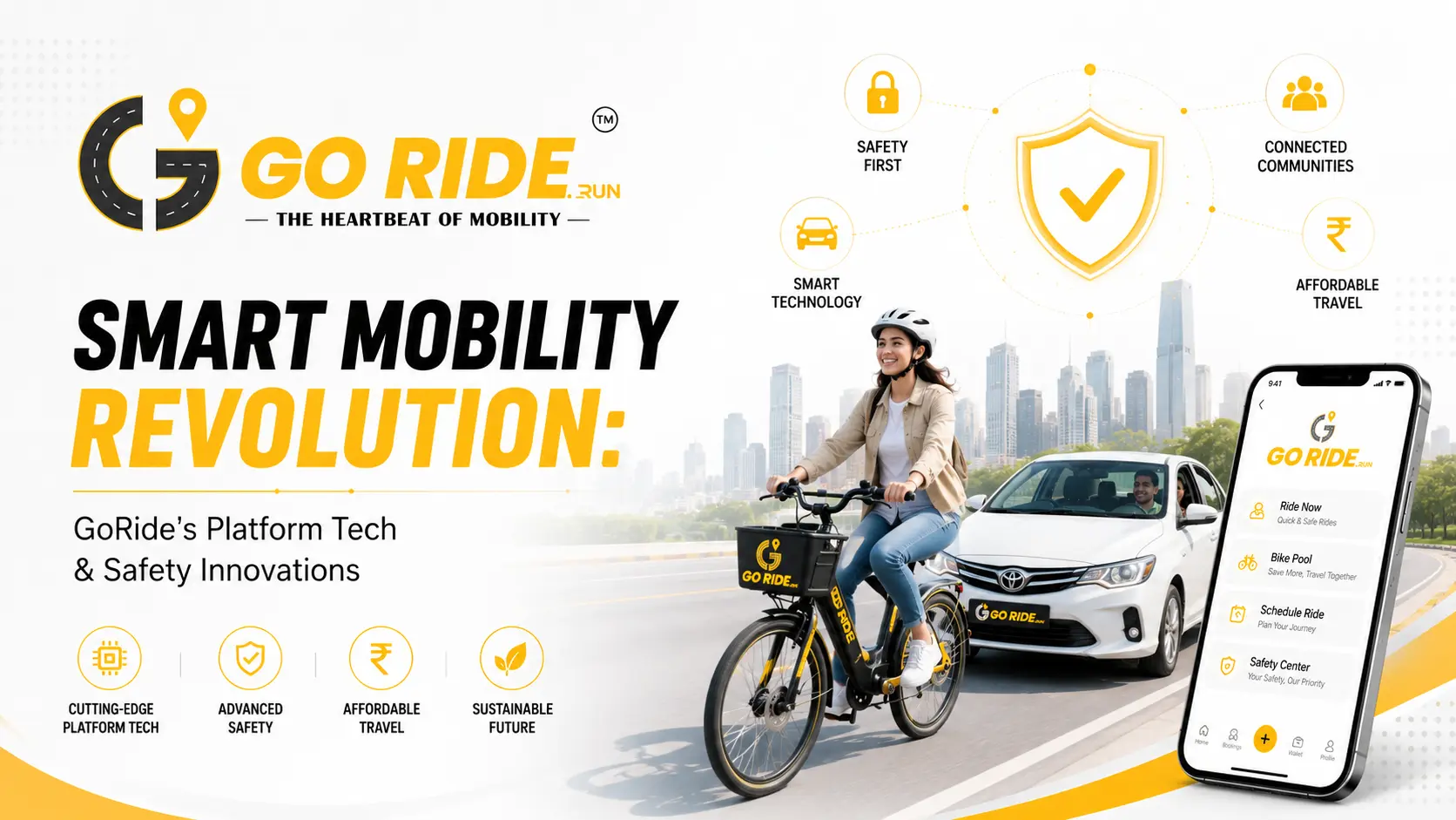 Smart Mobility Revolution: How GoRide's Cutting-Edge Platform Tech and Safety Innovations are Redefining Urban Transport