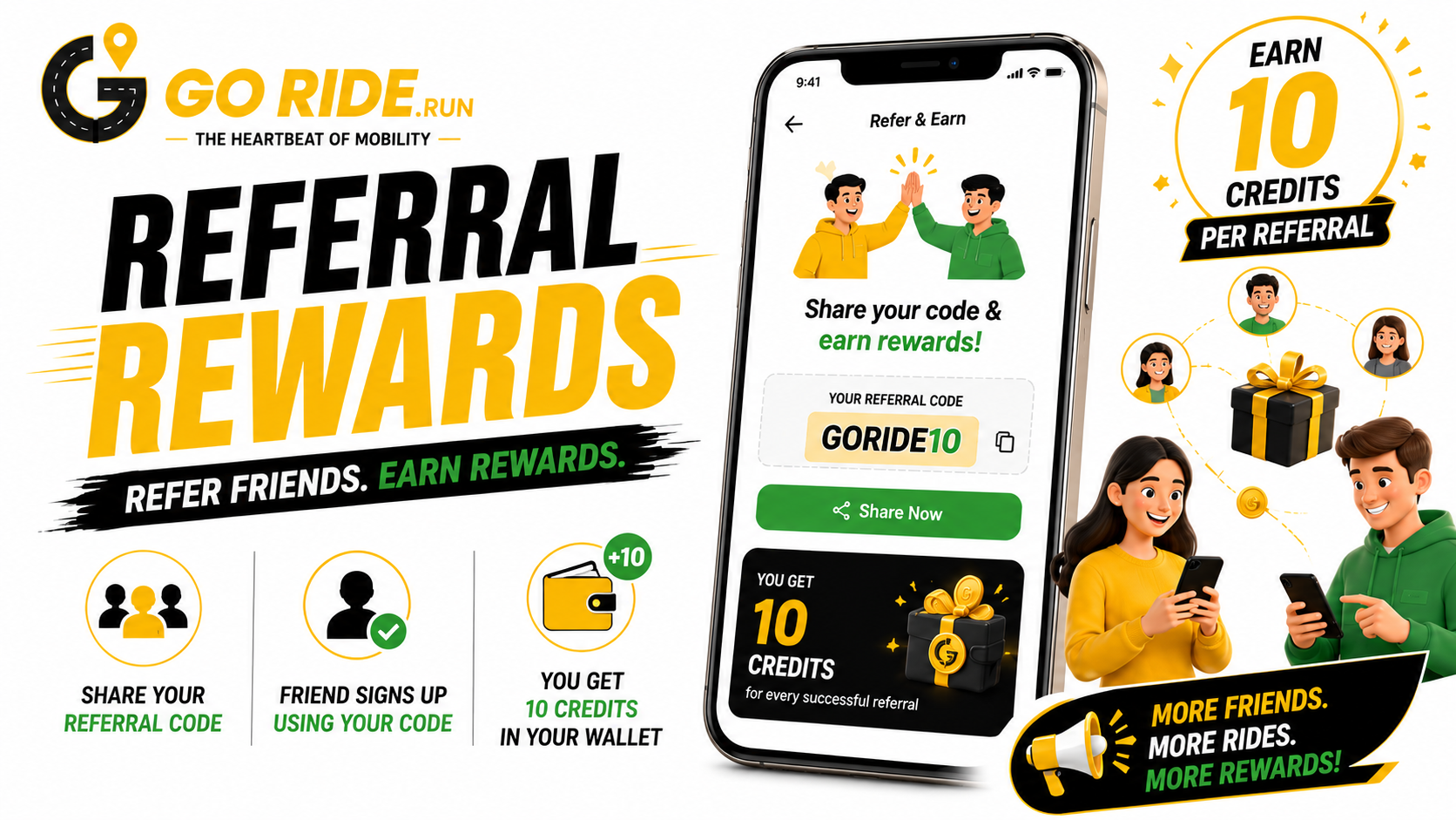 The Evolution of GoRide: Growing the Community Through Referral Rewards