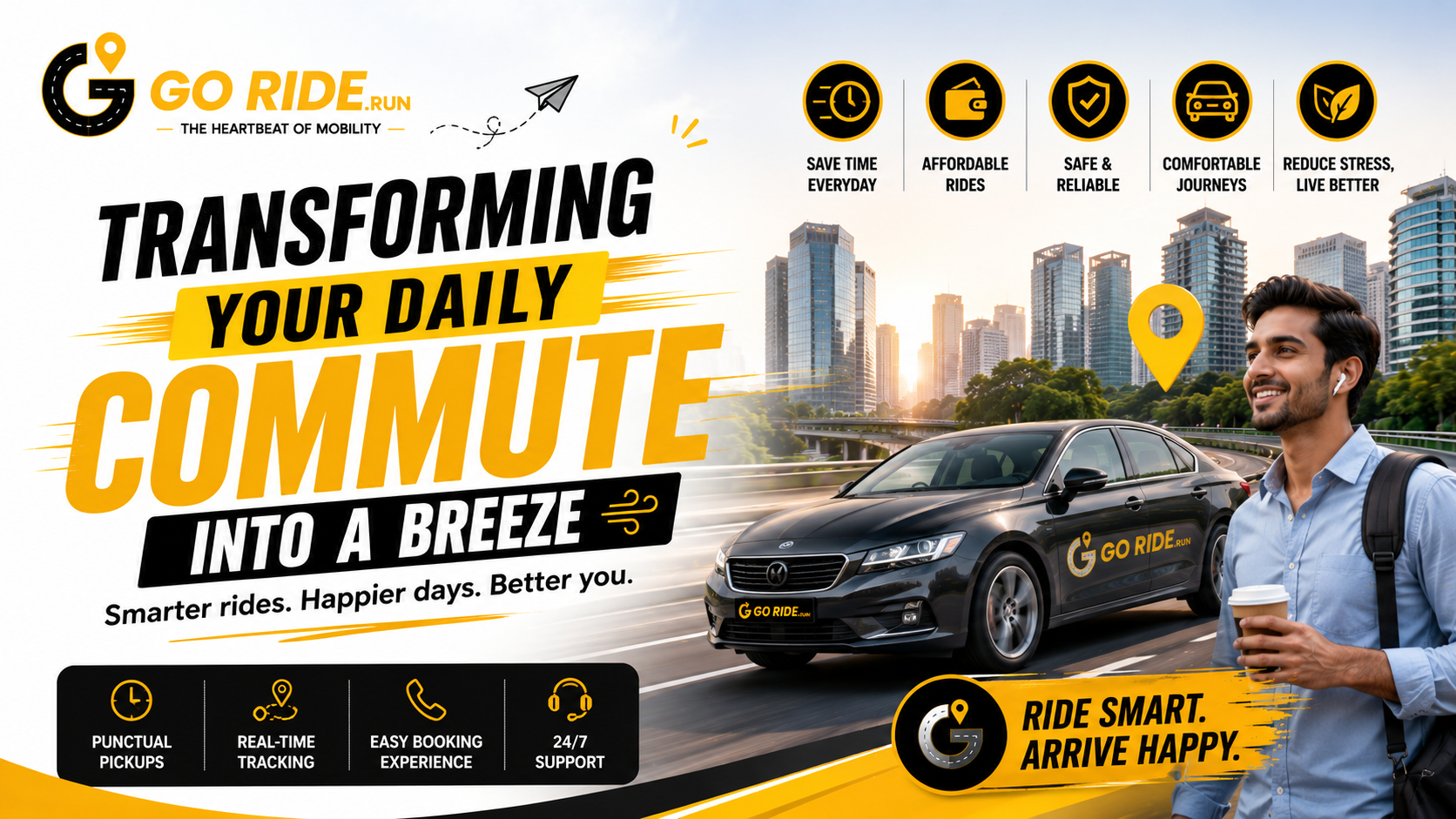 Unlocking the Secrets of Stress-Free Corporate Commutes: How GoRide’s Daily Cab and Ride-Sharing Services are Making Office Travel Hassle-Free